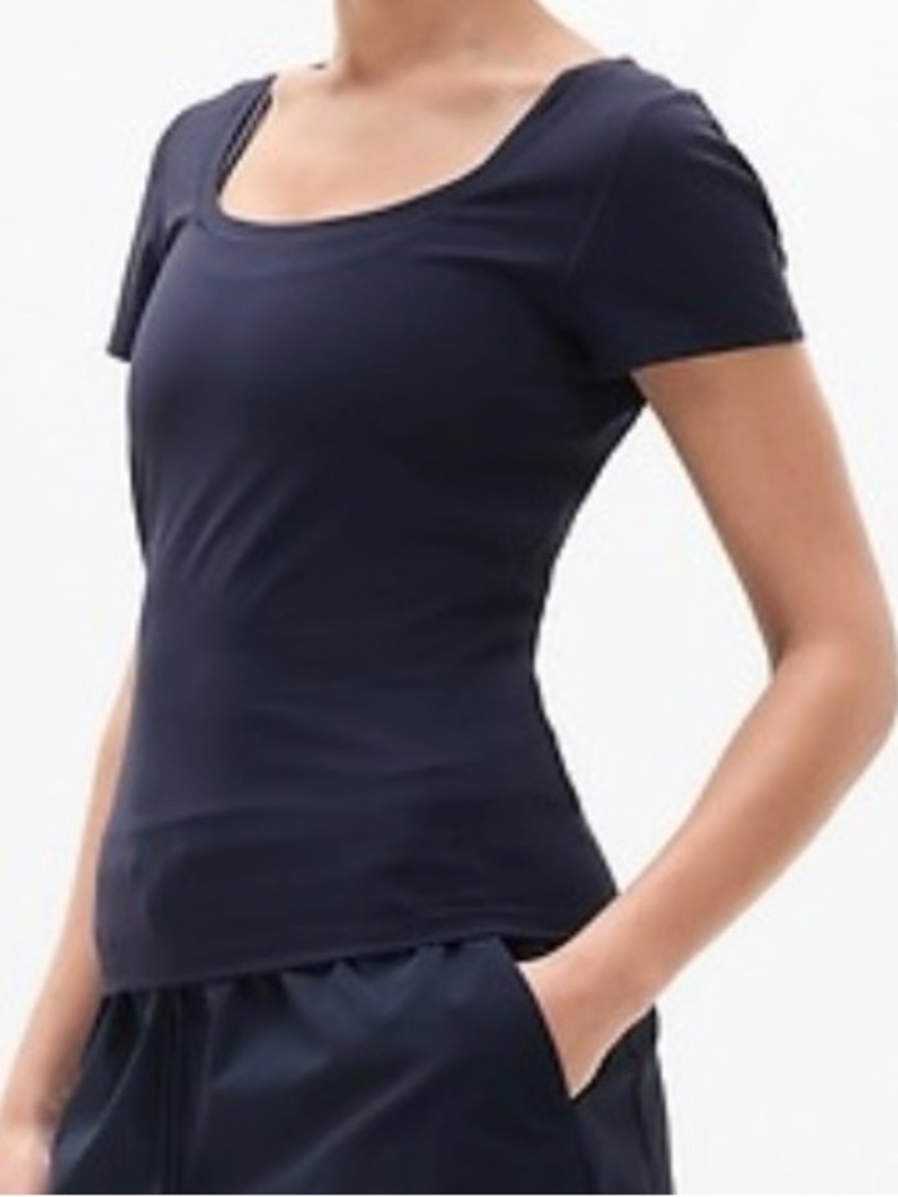 NWT Athleta Transcend Scoop Tee